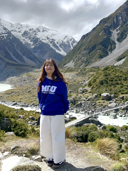 友人とのニュージーランド旅行での一枚