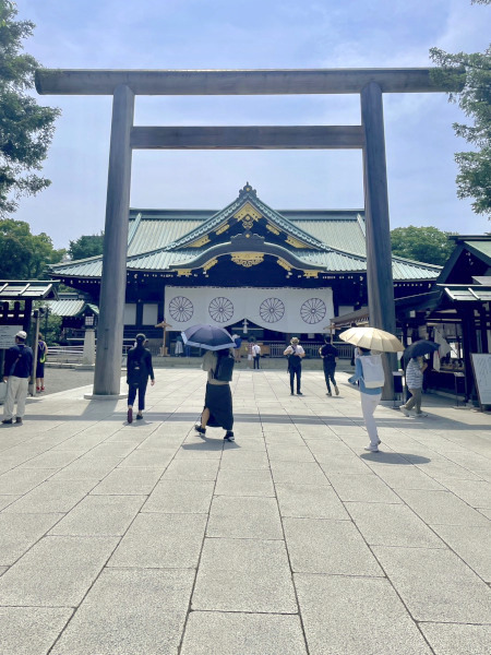 フィールドワークで訪れた靖国神社
