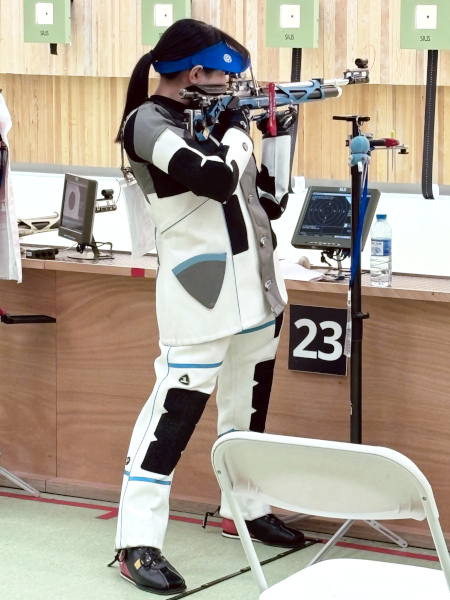 競技中の野畑選手