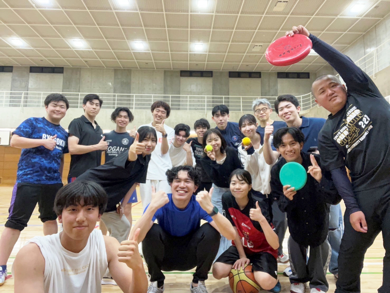 レクリエーション時のゼミ生集合写真