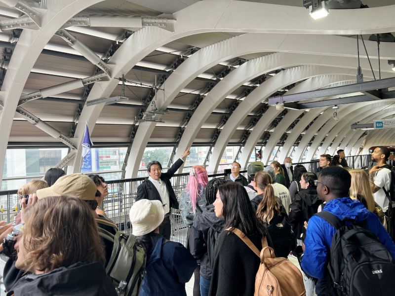 渋谷駅中心地区で実施されたツアーの様子