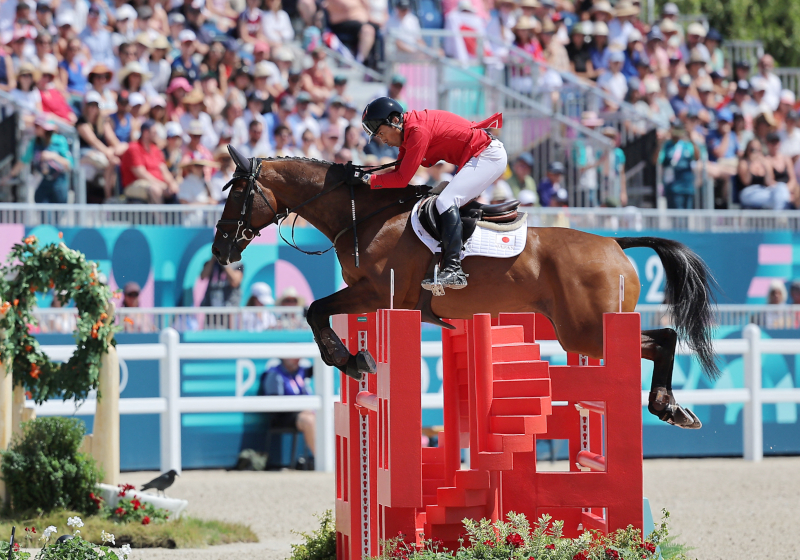3番手で登場した大岩選手。大岩選手もミスのないジャンプを披露し、競技を締めくくった