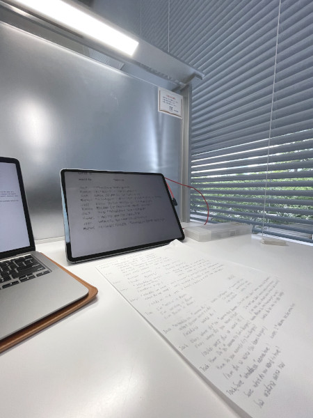 中野キャンパスの図書館。ここも落ち着いて勉強することができる場所です