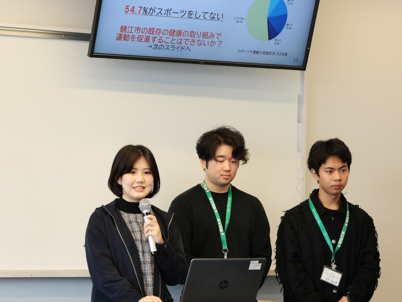 発表の様子