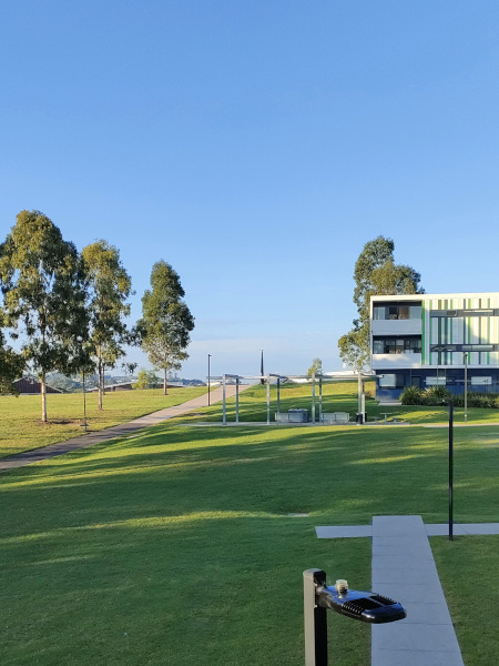 大学寮からの景色