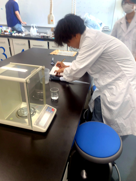 実験の様子
