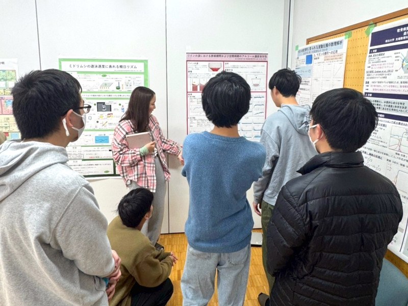 合宿での発表の様子