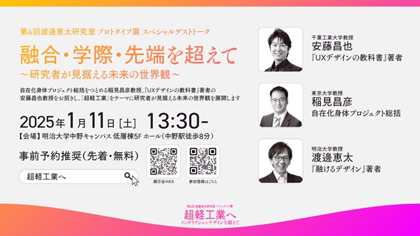 トークセッション「融合・学際・先端を超えて　～研究者が見据える未来の世界観～」