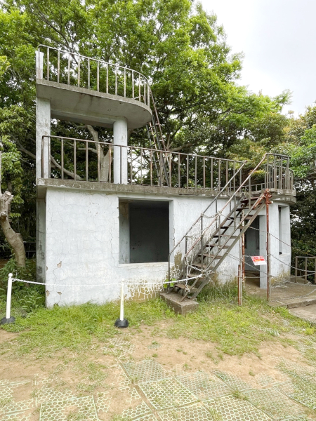猿島にある展望台