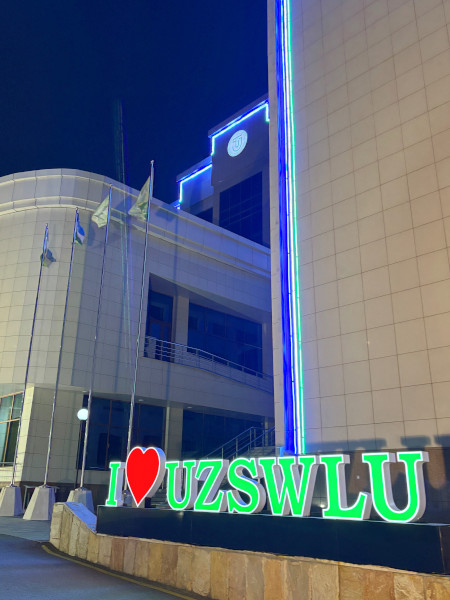 国立世界言語大学の夜景