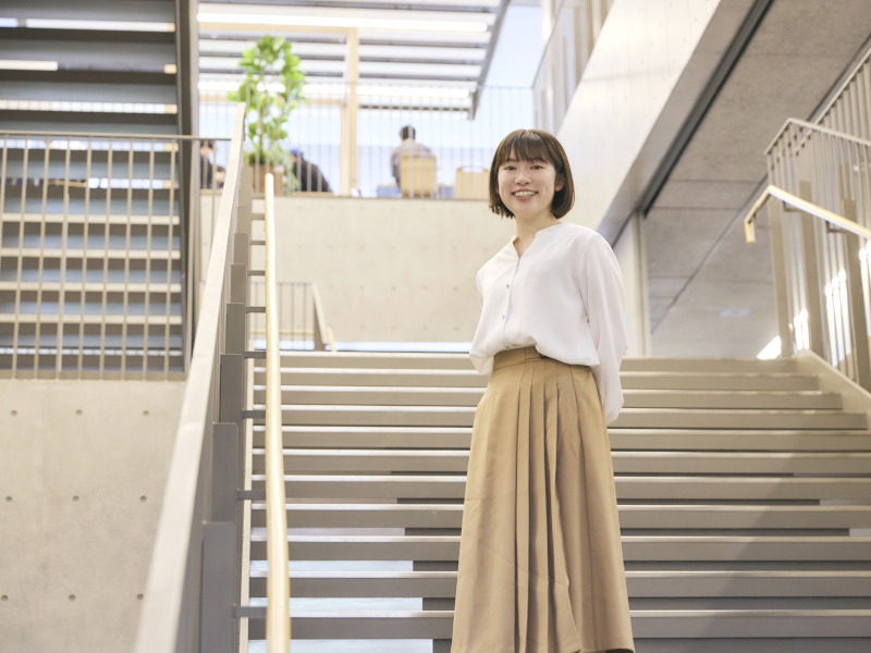 生田キャンパス新校舎「センターフォレスト」にて
