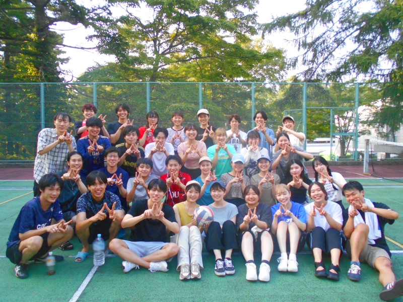 夏合宿のスポーツ大会