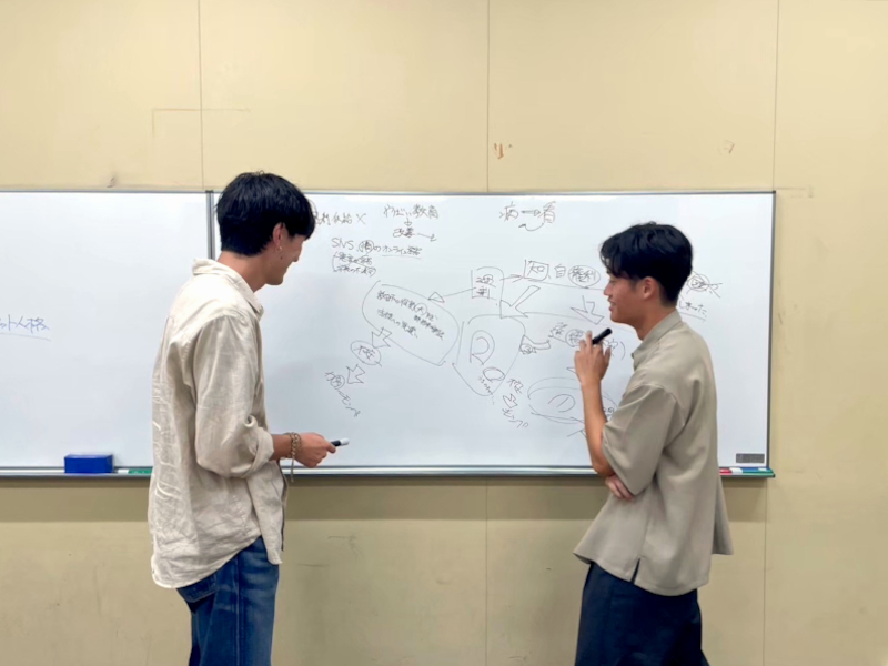 「研究交流祭」に向けてのグループディスカッションの様子③