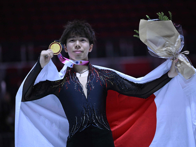 佐藤駿選手(GPシリーズ中国大会金メダル)