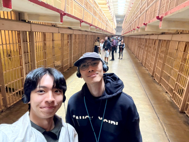 友人とサンフランシスコのアルカトラズ島を訪れました