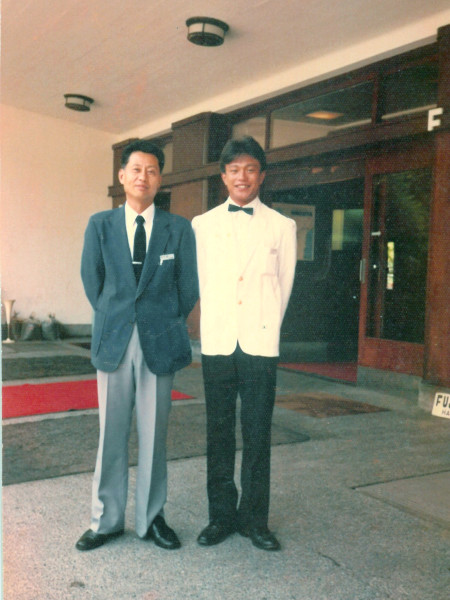 学生時代に実習として働いた「富士屋ホテル」での一枚1984年11月4日