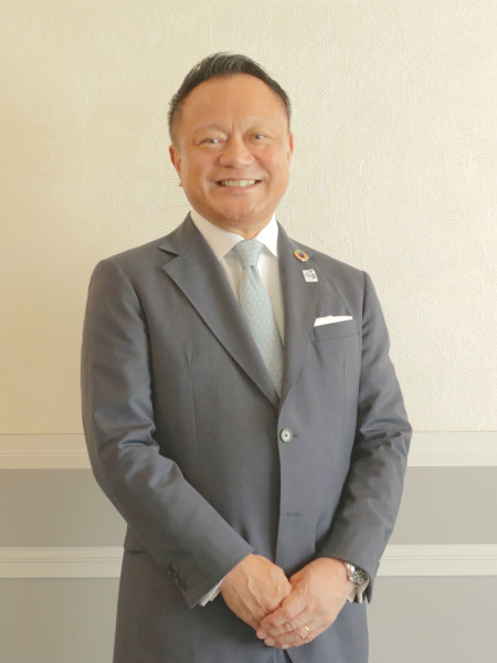帝国ホテル社長　風間淳さん　プロフィール写真