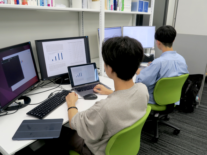研究室の風景