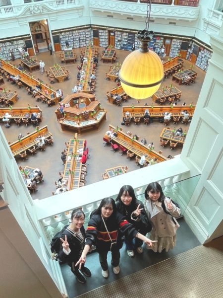 オーストラリア合宿でビクトリア州立図書館へ行きました