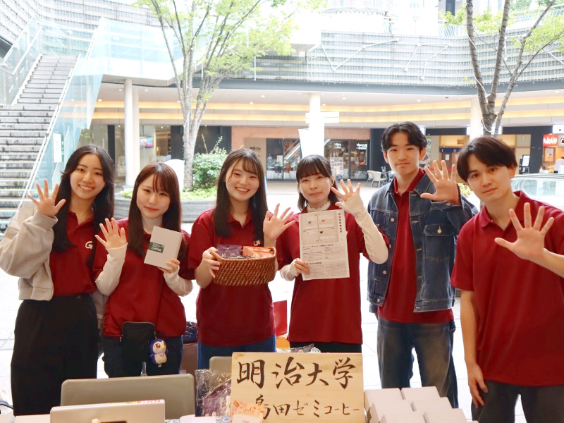 パンマルシェでのコーヒー販売