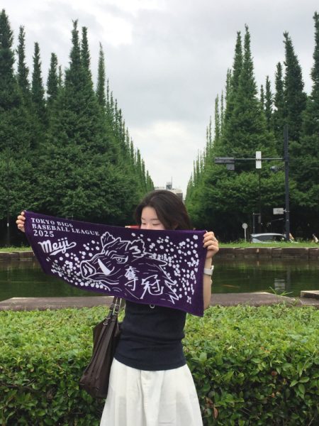 六大学野球の応援タオル