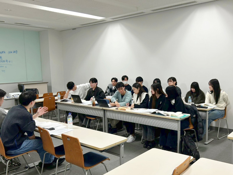 他大学と合同ゼミを行った時の様子
