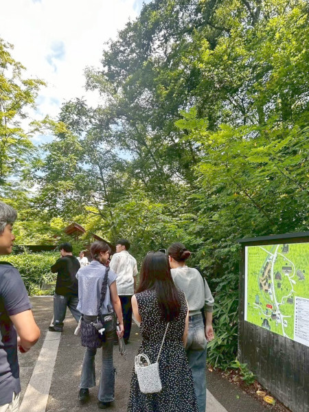ゼミ合宿で軽井沢に行った時の様子